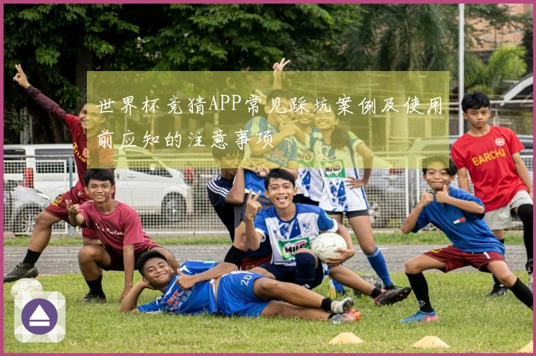 世界杯竞猜APP常见踩坑案例及使用前应知的注意事项