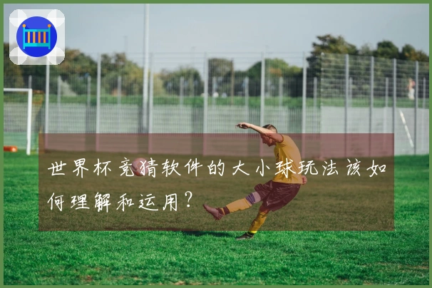 世界杯竞猜软件的大小球玩法该如何理解和运用？